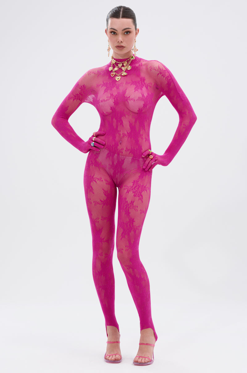 MAIN MOMENT STRETCH LACE JUMPSUIT