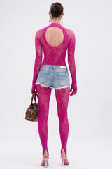 MAIN MOMENT STRETCH LACE JUMPSUIT