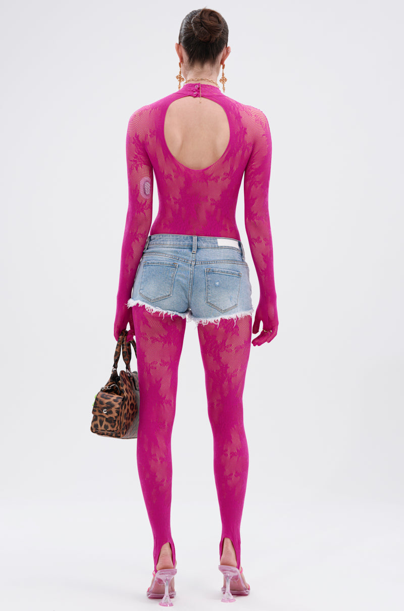 MAIN MOMENT STRETCH LACE JUMPSUIT