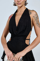 BACK IT UP SLINKY MINI DRESS