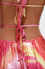 YOU WISH PRINTED MINI DRESS