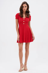 RUBY RED MINI DRESS