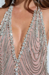 DOMINATE CHAIN MAXI DRESS