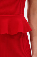 KIKI MIDI DRESS IN RED