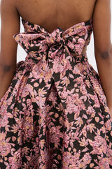 CHARLOTTE BROCADE MIDI DRESS