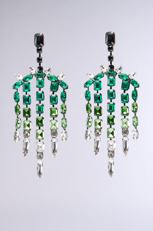 GREEN NO ENVY EARRING