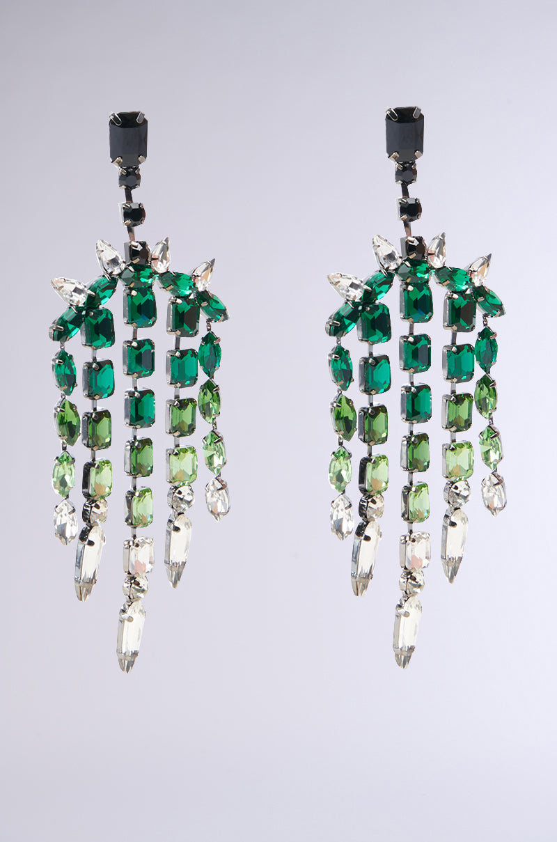 GREEN NO ENVY EARRING