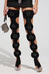 LOVE YOU MORE STIRRUP STOCKINGS