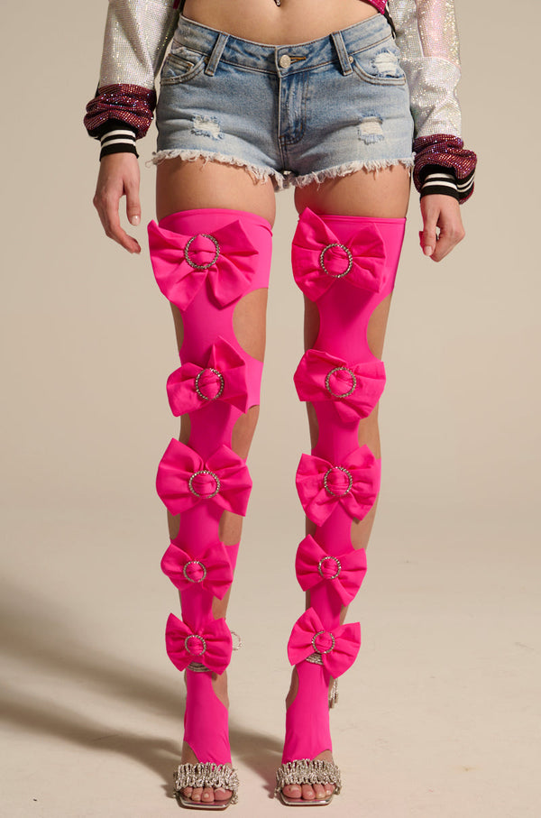 LOVE YOU TOO STIRRUP STOCKINGS