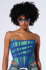 BABY BLUES CORSET TOP
