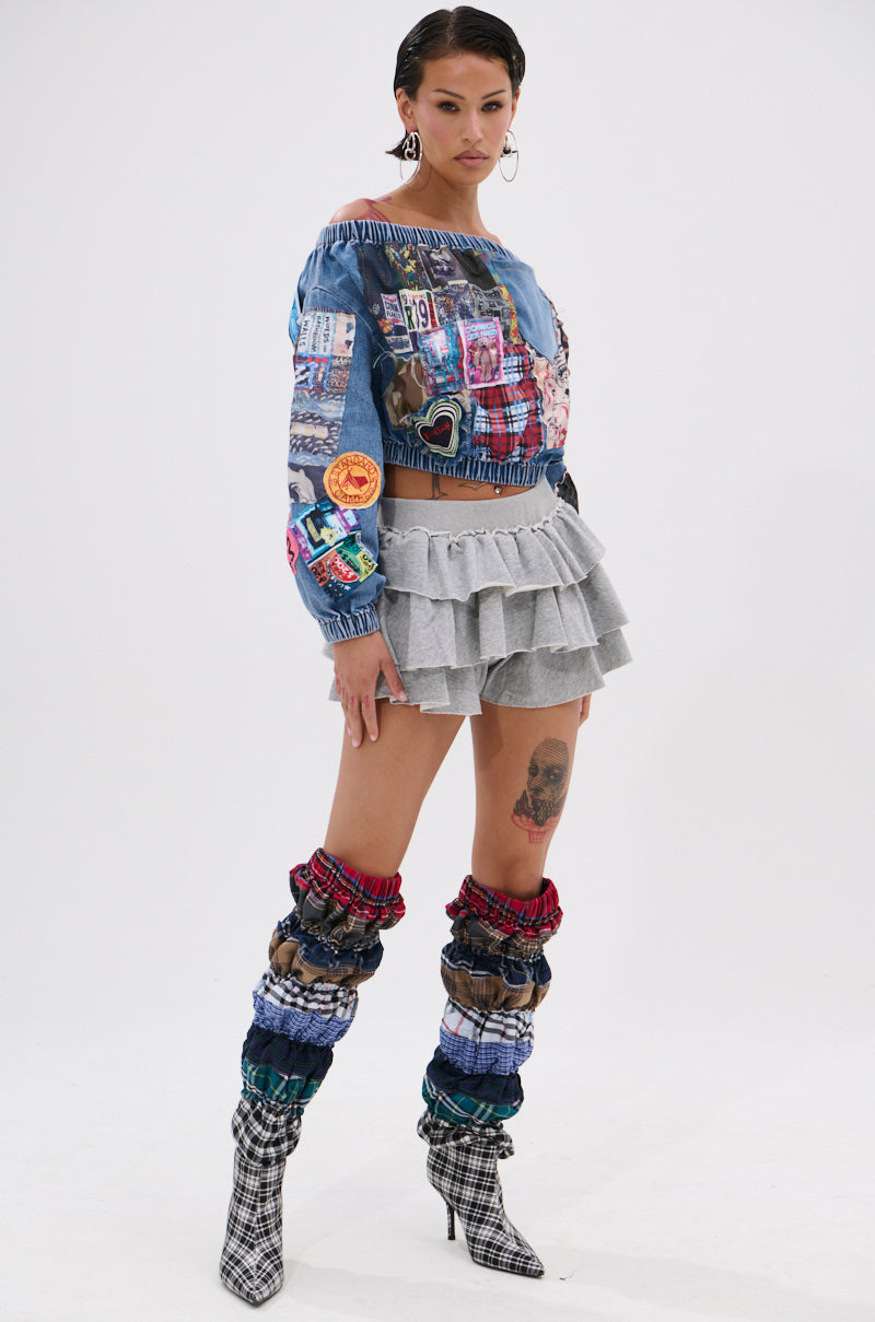 ON THE MOVE RUFFLE SKORT