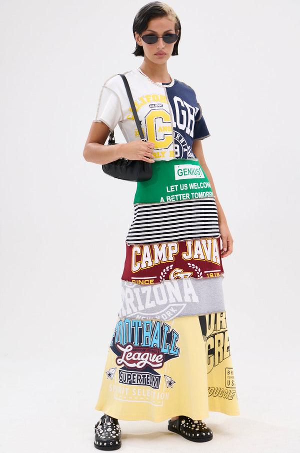 COOL GIRL ENERGY TSHIRT MAXI DRESS
