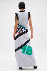 INSTA SAW IT FIRST GRAPHIC MAXI DRESS