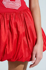 SORRY I'M LATE JERSEY MINI DRESS