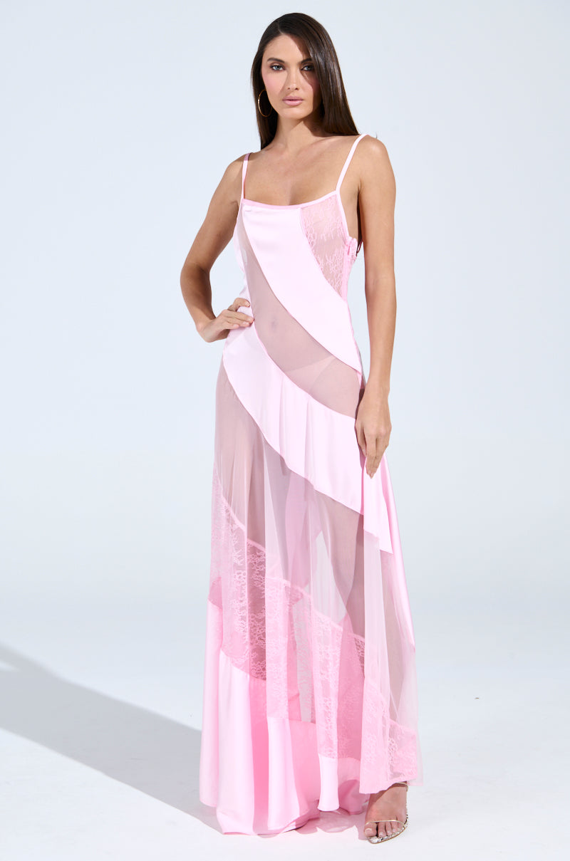 ISABELLA SATIN MAXI DRESS