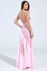 ISABELLA SATIN MAXI DRESS
