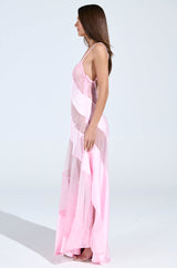 ISABELLA SATIN MAXI DRESS