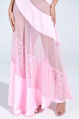 ISABELLA SATIN MAXI DRESS