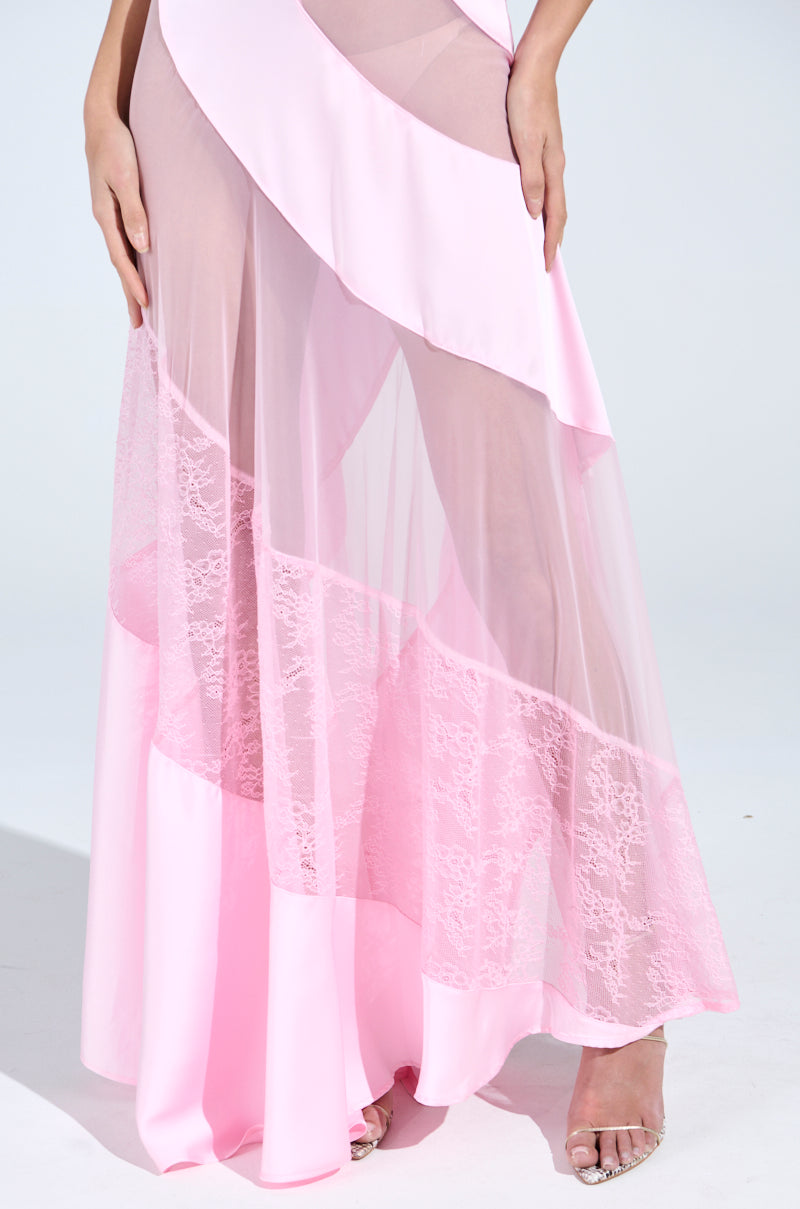 ISABELLA SATIN MAXI DRESS