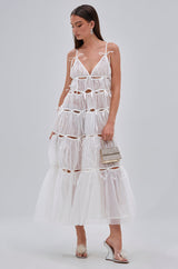 COULDN'T BE ME IF YOU TRIED TIE MAXI DRESS