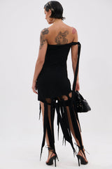 REVERIE MINI DRESS WITH TIES
