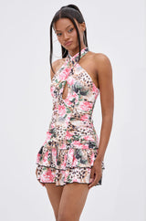 YOUR TYPE PRINTED MINI DRESS