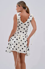 SWEET TALK POLKA DOT MINI DRESS