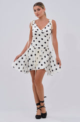 SWEET TALK POLKA DOT MINI DRESS