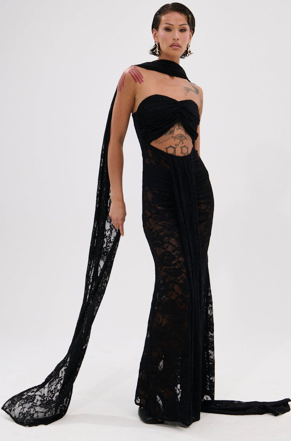 READY FOR A NIGHT OUT LACE MAXI DRESS