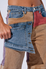 SUPERNATURAL PATCHWORK JEANS