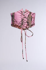 YOU CANT SEE ME CAMO LACE UP BELT