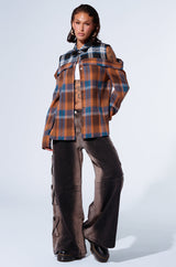 X ON MY HEART WIDE LEG DENIM PANT IN GREY