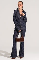 GOOD KARMA EMBELLISHED FLARE JEANS