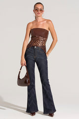 GOOD KARMA EMBELLISHED FLARE JEANS