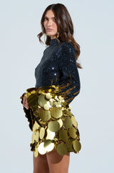 MAKE A STATEMENT SEQUIN MINI DRESS