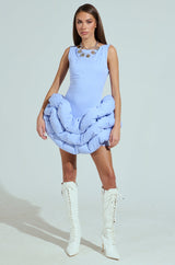 KEEP DREAMIN PLUSH MINI DRESS