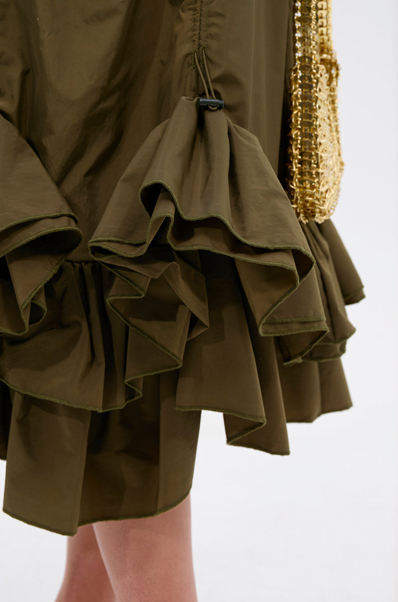 COOL GIRLS CLUB RUCHED MINI DRESS