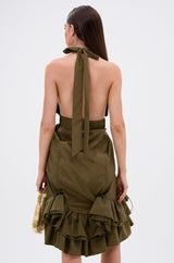 COOL GIRLS CLUB RUCHED MINI DRESS