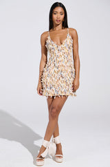 RHODES TEXTURED MINI DRESS