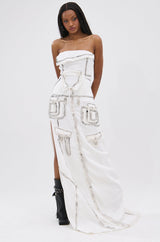 COVER STAR DENIM MAXI DRESS