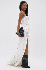 COVER STAR DENIM MAXI DRESS