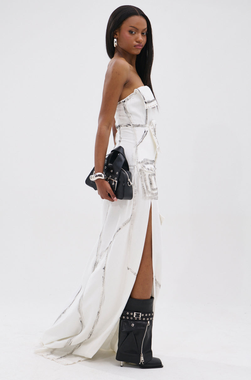 COVER STAR DENIM MAXI DRESS