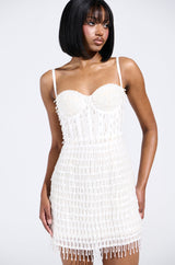SHOW STOPPER BEADED MINI DRESS