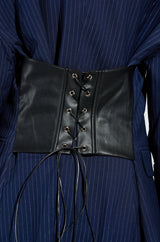 BUSINESS MEETING CHIC BLAZER DRESS AND LEG WARMER SET