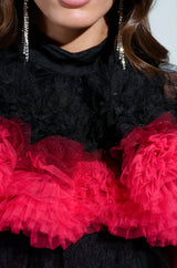 ONLY ME OMBRE TULLE MINI DRESS