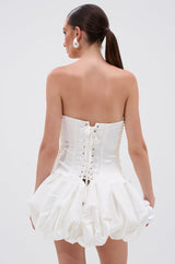 EXTRA! EXTRA! RHINESTONE MINI DRESS