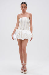 EXTRA! EXTRA! RHINESTONE MINI DRESS