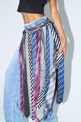 TIE ME DOWN MIDI SKIRT
