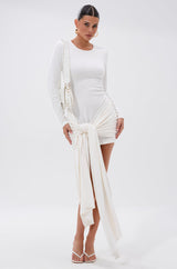 SIMPLE GIRL TIE-FRONT T-SHIRT DRESS