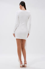 SIMPLE GIRL TIE-FRONT T-SHIRT DRESS
